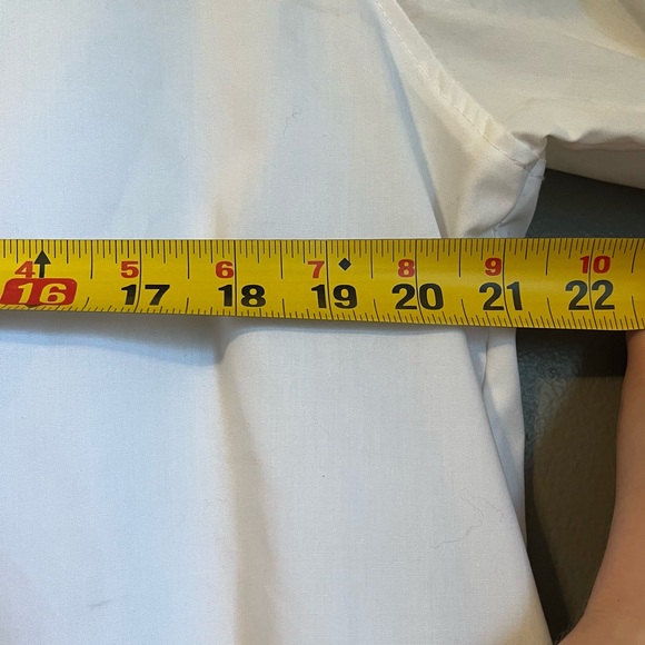 NWT Calvin Klein Sz Lrg Women’s Logo Trim Long Sleeve Cotton Button-down Top $89 - Picture 10 of 12